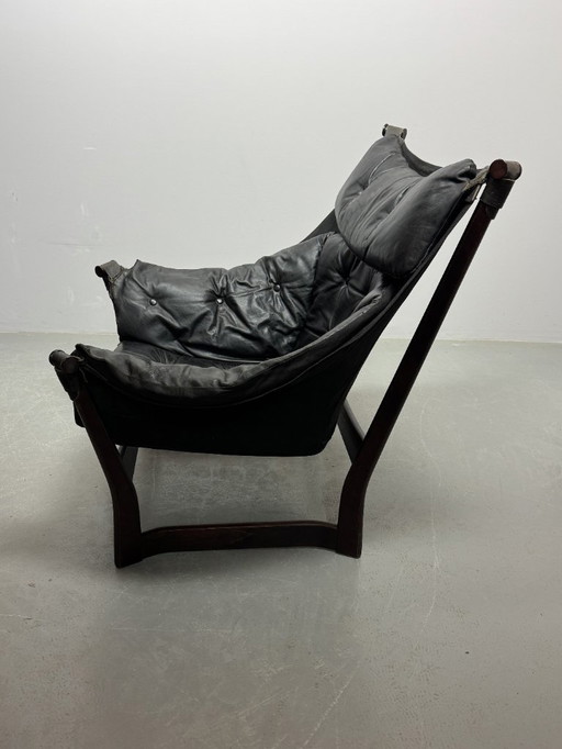 Mid-Century Design „Trega“ Sling Lounge Chairs von Tormod Alnæs für Sørlie Møbler, Norwegen, 1970er Jahre