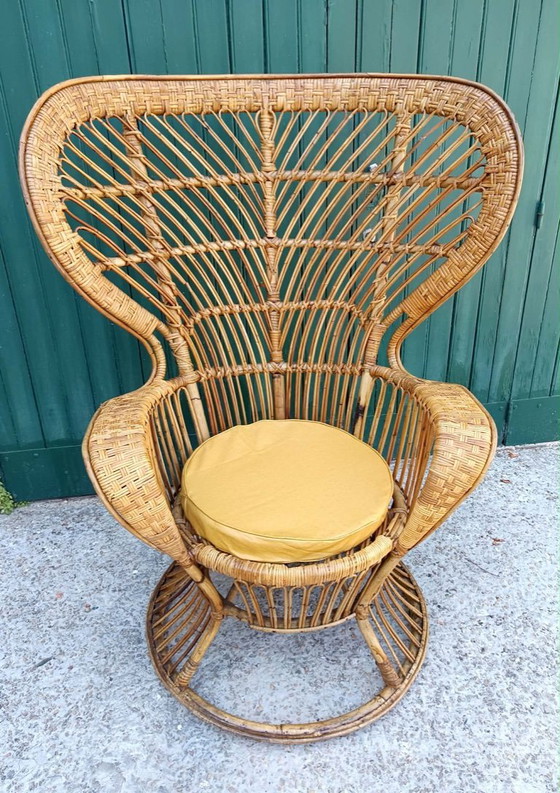 Emmanuelle fauteuil in rotan van Gio Ponti, Italië 1960 – Rattan (photo 5 of 12)