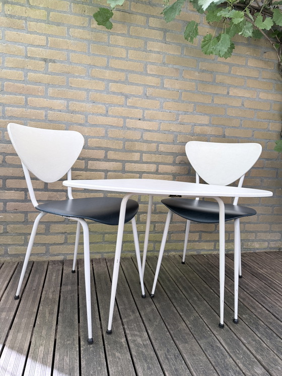 Image 1 of Ensemble bistro Rawi vintage – Design milieu du siècle des années 1950
