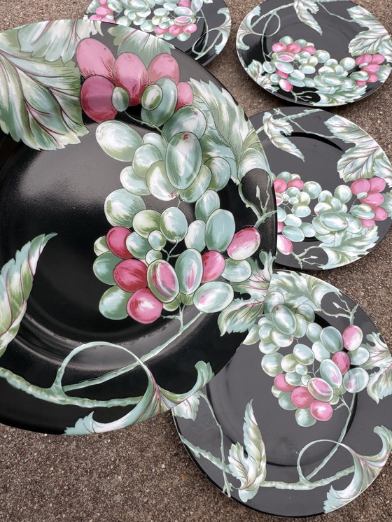 Image 1 of Teller der Serie „Ernte“ von Patrick Frey, 1980er Jahre