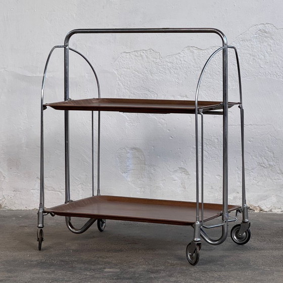 Image 1 of DDR Folding Service Trolley, 1970
