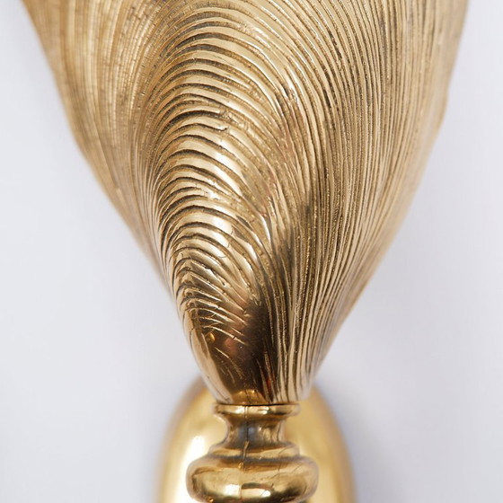 Image 1 of Coppia di applique in bronzo a forma di conchiglia di Maison Jansen - anni '70 (disponibili 2 paia)