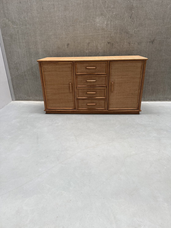 Credenza Vintage in Bambù e Rattan – Anni '70 – Credenze, Bamboo (photo 7 of 11)