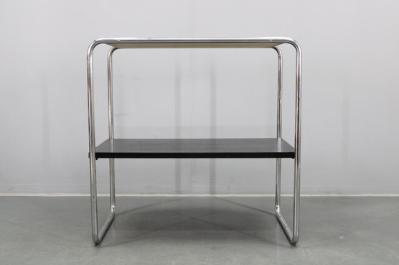 Image 1 of 1930s Marcel Breuer Bauhaus Tubular Console Table , Model B12, Czechoslovakia