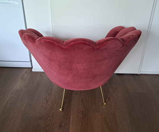 Image 1 of Sillón de terciopelo Eichholtz Trapezium