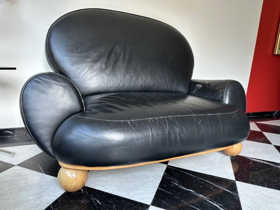 Image 1 of Mobiliario de asientos exclusivo de la colección E/S. Diseño de Matteo Thun, 1990.