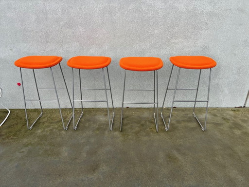 4x Cappellini Hi Pad Stool H79