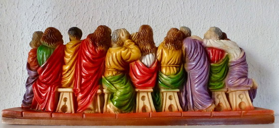 Image 1 of Image ancienne de la Cène, italienne, A. Giannetti.