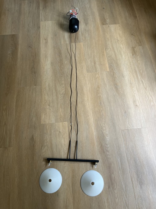 2 Dubbele Hanglampen – Foscarini, Glass, Metal