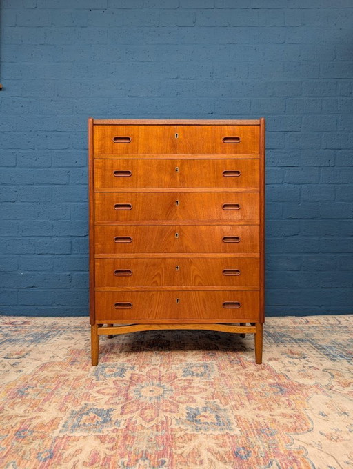 Cómoda grande vintage, Dinamarca, década de 1960.