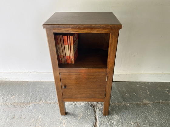 Image 1 of Nachtkastje uit 1930 vintage Mid Century