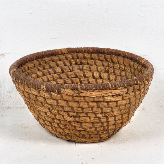 Panier en osier ancien (c.1930) #11 – Objets déco, Wicker (photo 4 of 15)