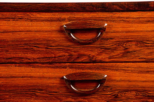Commode Danoise en Palissandre par Kai Kristiansen pour Feldballe Møbelfabrik 1960