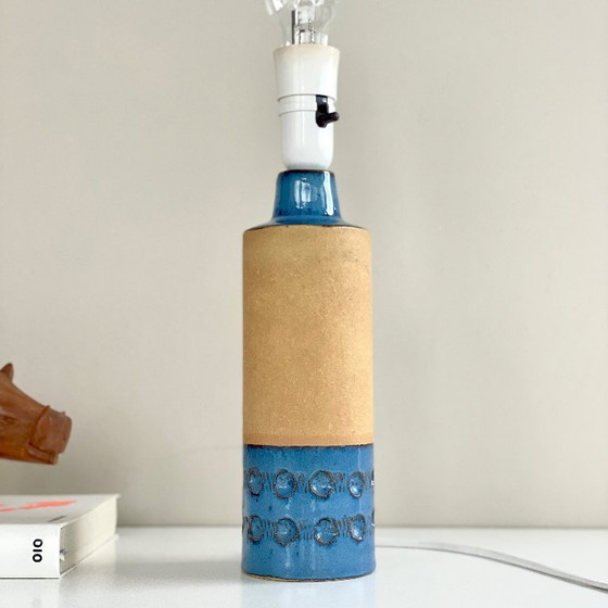Image 1 of vintage ceramic LAMP BASE Knabstrup Denmark MidCentury