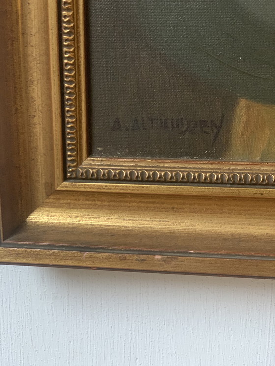 Image 1 of Subliem olieverfstilleven van Anthonie Althuijzen (1897-1963)