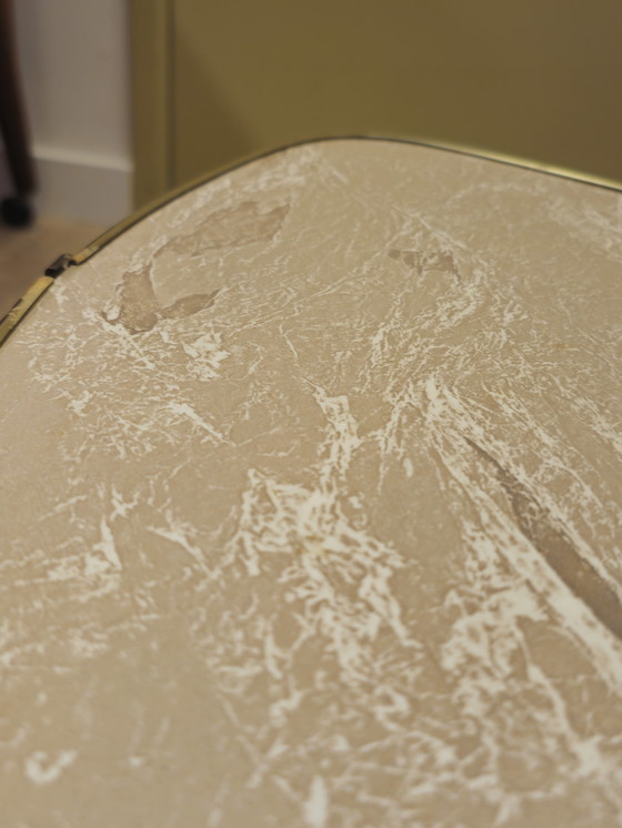 Image 1 of Vintage Plantentafeltje Tafeltje Bijzettafeltje Tafel Roze