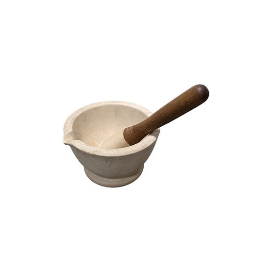 Image 1 of Antico mortaio e pestello inglese Wedgwood, circa 1900