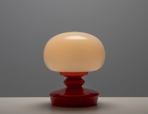 Lampada da tavolo in vetro, Štěpán Tabera, anni '70, Cecoslovacchia