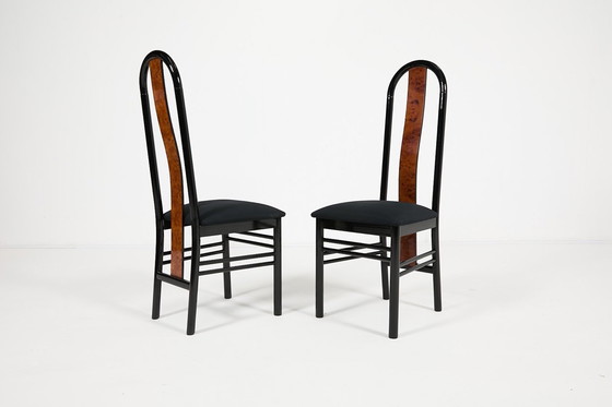 Image 1 of Ensemble de 6 chaises vintage de GDM, Italie, années 1980