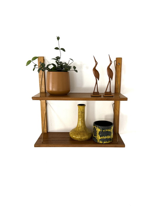 Image 1 of Vintage Danish wall rack '60