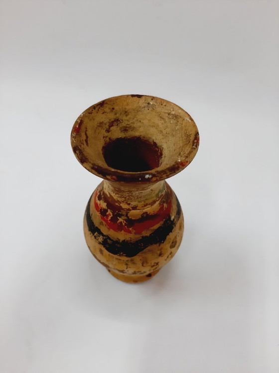 Image 1 of Piccolo vaso in ceramica - Fatto a mano - Multicolore polveroso