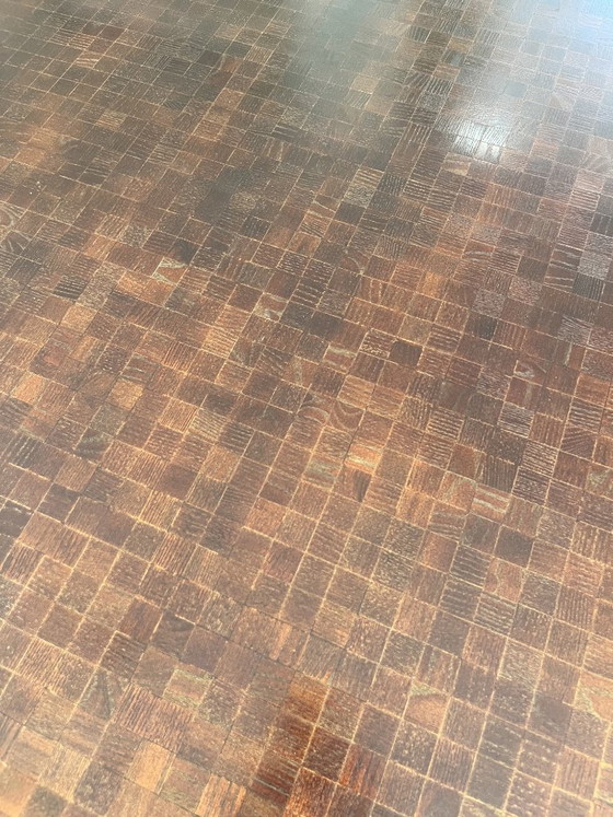 Image 1 of mosaic wood coffee table