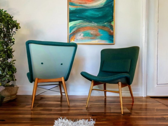 Image 1 of 2 Tv Armchairs By Mirosław Navratil, Vintage Czech 1960S