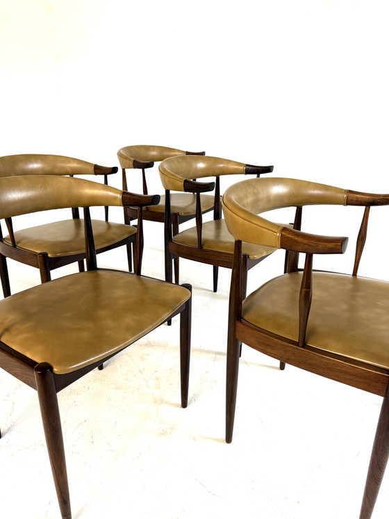 Image 1 of 6 sillas de cuerno de vaca modelo n.º 12, Johannes Andersen '60