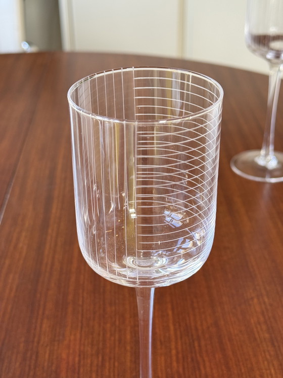 Image 1 of Set di 4 bicchieri da vino House Doctor - design minimalista - vetro trasparente