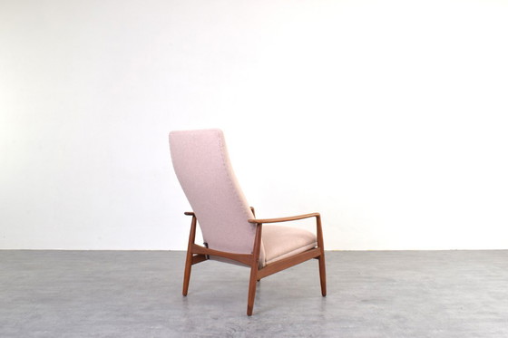 Image 1 of Fauteuil lounge danois en teck du milieu du siècle par Søren Ladefoged pour SL Møbler, années 1960.