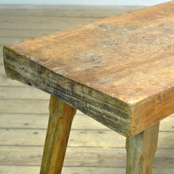 Tavolo da macellaio in rovere, circa 1920 – Tavoli, Wood (photo 7 of 11)