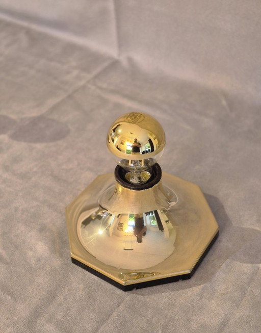 Lot de 2 lampes murales/plafonniers Motoko Ishii 6606/09 style « ère spatiale » pour STAFF Leuchten, Allemagne, années 1970