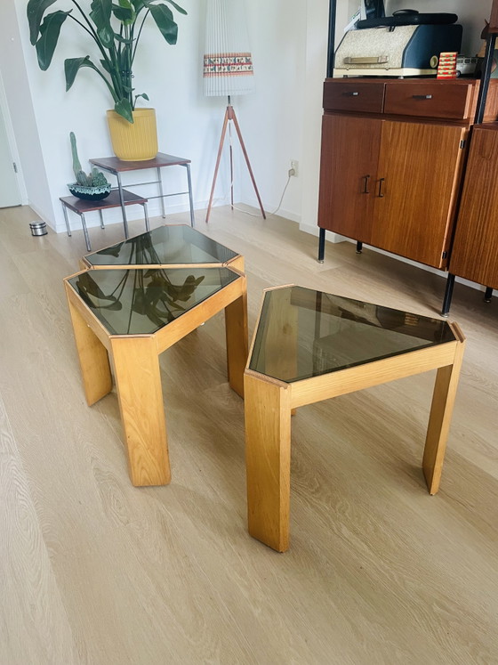 Image 1 of Tables d'appoint vintage Porada Arredi S3