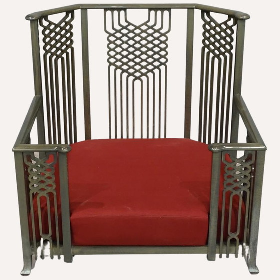 Image 1 of Italian Chinoiserie Lounge Chair By Giorgetti, 1970S