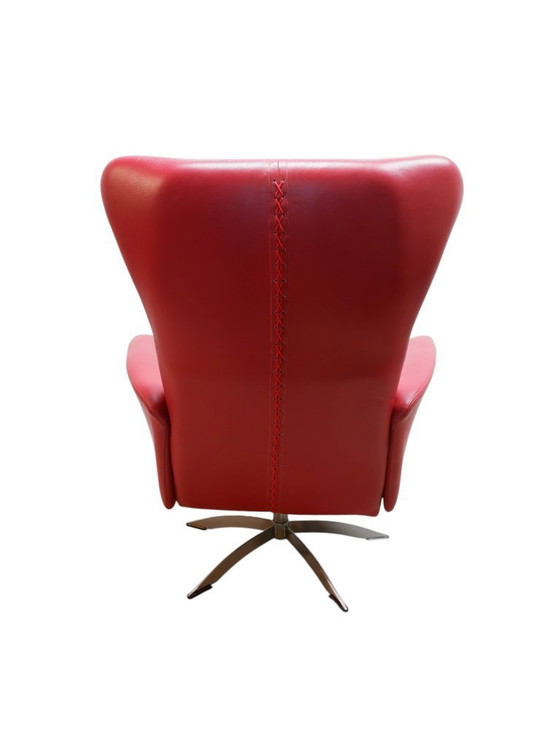 Image 1 of Deens leren relax fauteuil, Knudsen