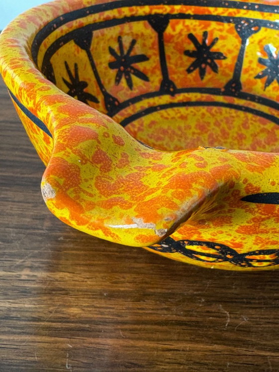 Italian ALDO LONDI for BITOSSI bowl from the 70s, Table accessories, Ceramic, Black (photo 10 of 13)