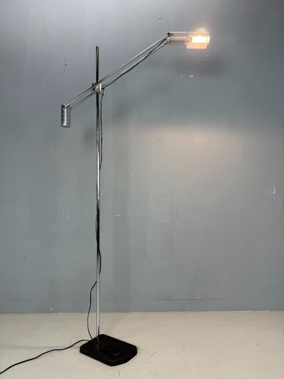 Image 1 of Lampadaire Haloprofil 8008 de Viktor Frauenknecht pour Swiss Lamps, années 1970