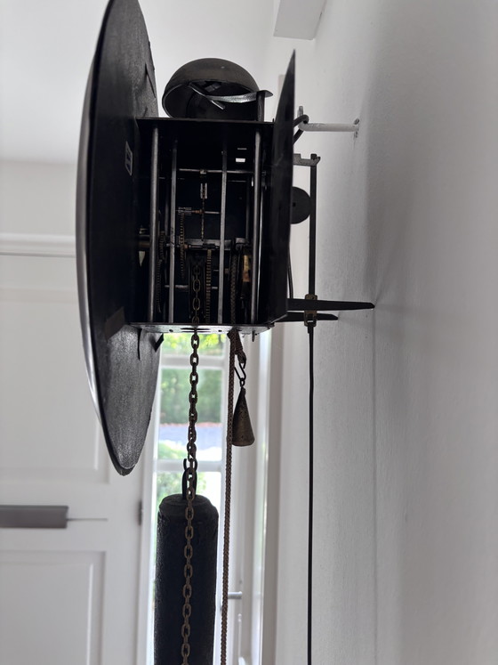 Antieke Klok – barbier, Klokken, Iron, Copper (photo 5 of 7)