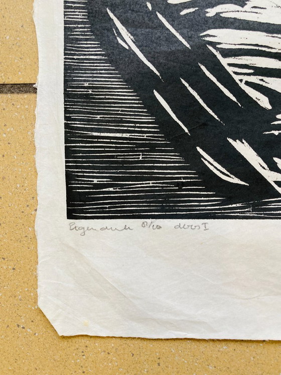 Image 1 of Libbe Venema - Linoleografia vintage - anni '80