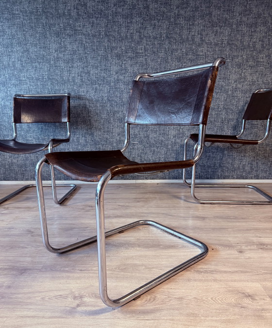 Image 1 of 3 Vintage Mart Stam S 33 Cantilever Chairs for Thonet