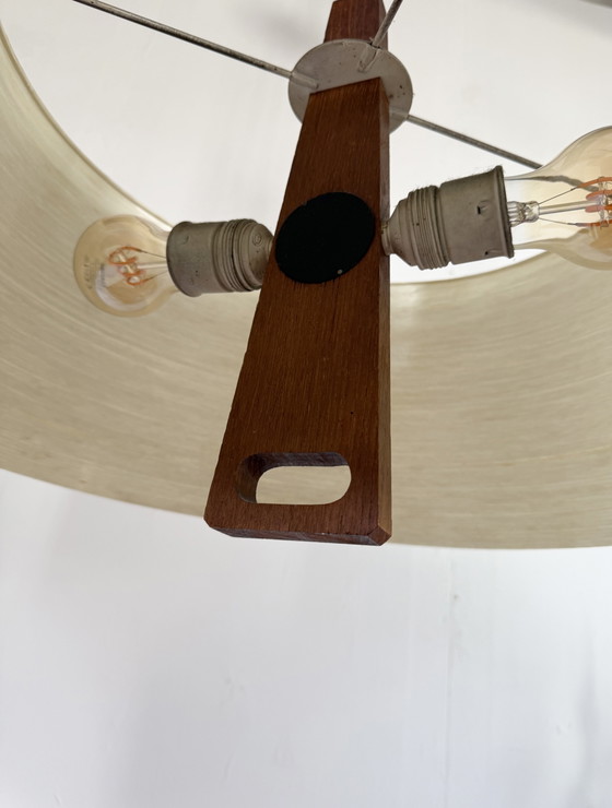 Lampada a sospensione vintage a contrappeso, Temde Leuchten anni '60 – Lampade a sospensione, Wood, Plastic (photo 7 of 15)