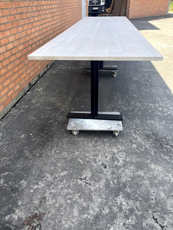 Image 1 of Tavolo da pranzo in rovere massello – 400 x 110 cm