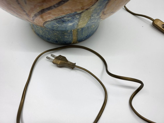 Image 1 of Hubert Olivier Ceramic Lamp, France Design