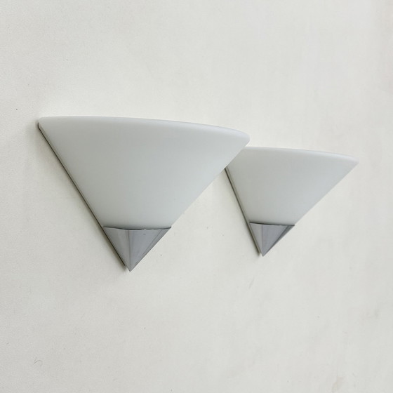 Image 1 of Set of 2 Limburg Glashütte Wall Lamps Sconce, 1970s