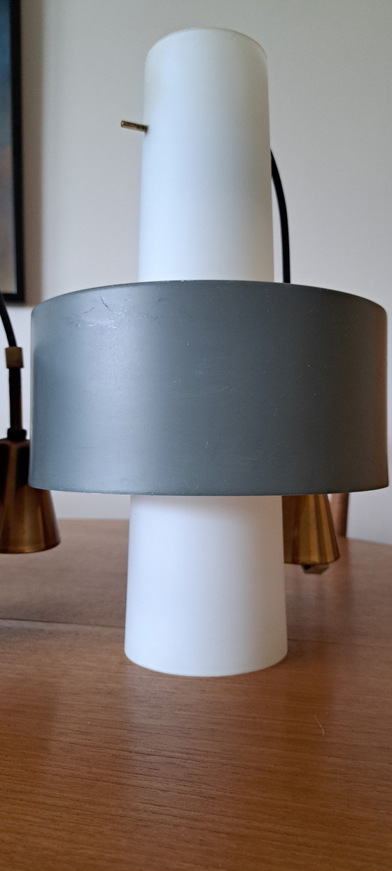 Image 1 of 3x Mid-Century Vintage Pendant Lamps – 1970s Design Classics