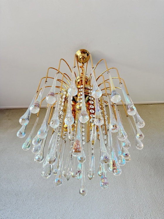 Lustre Goutte Iridescent Vintage – Glass, Metal (photo 3 of 13)