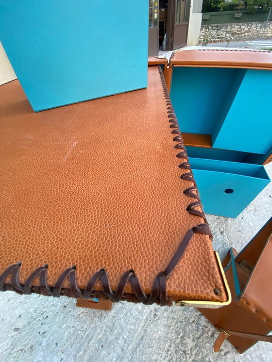 Image 1 of Valigia da ufficio in pelle - Laboratori Gucci