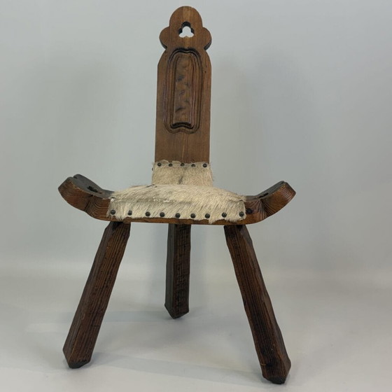 Coppia di sedie rustiche stile folk – Poltrone relax, Pelle, Legno (photo 15 of 34)