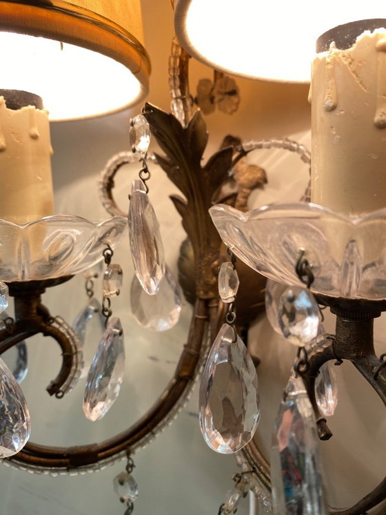 Image 1 of Lampada da parete in cristallo