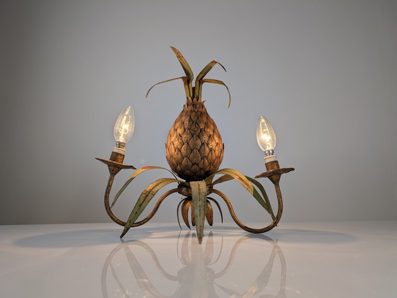 Image 1 of Pineapple Wall Sconce, Maison Jansen Style, 1970s